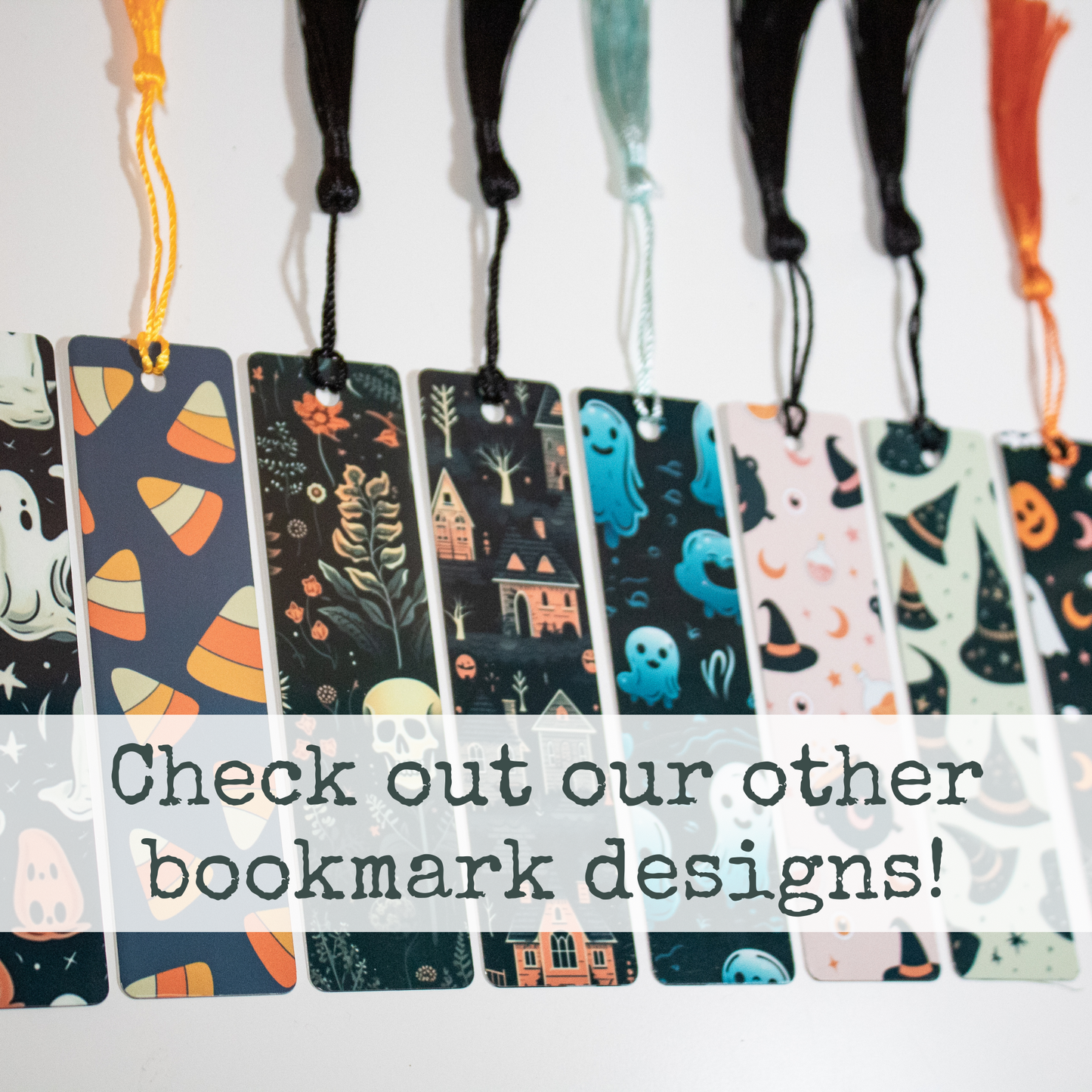 Tie-Dye Red, White and Blue Buffalo Babe Bookmark