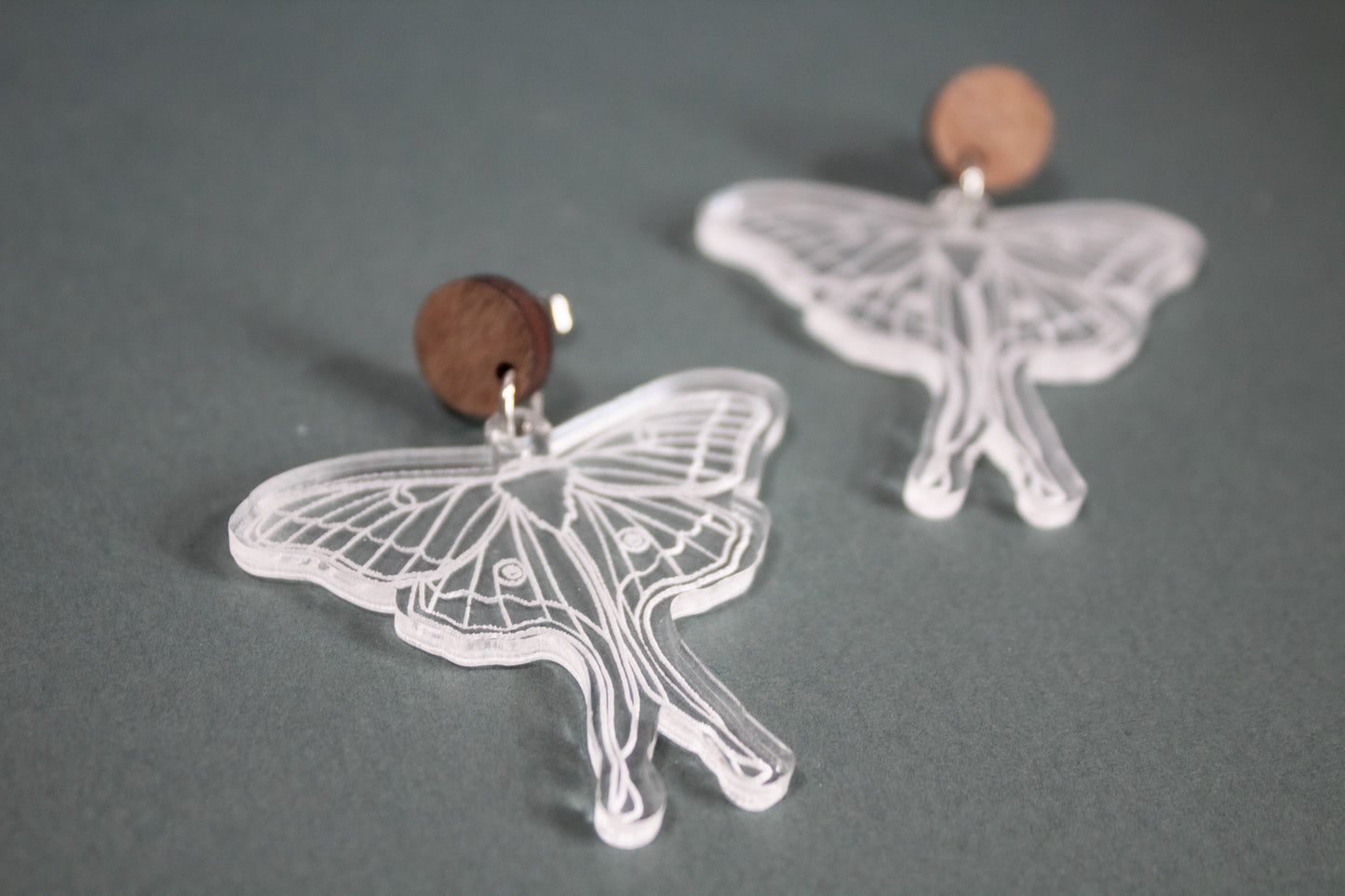 Luna Moth Earrings