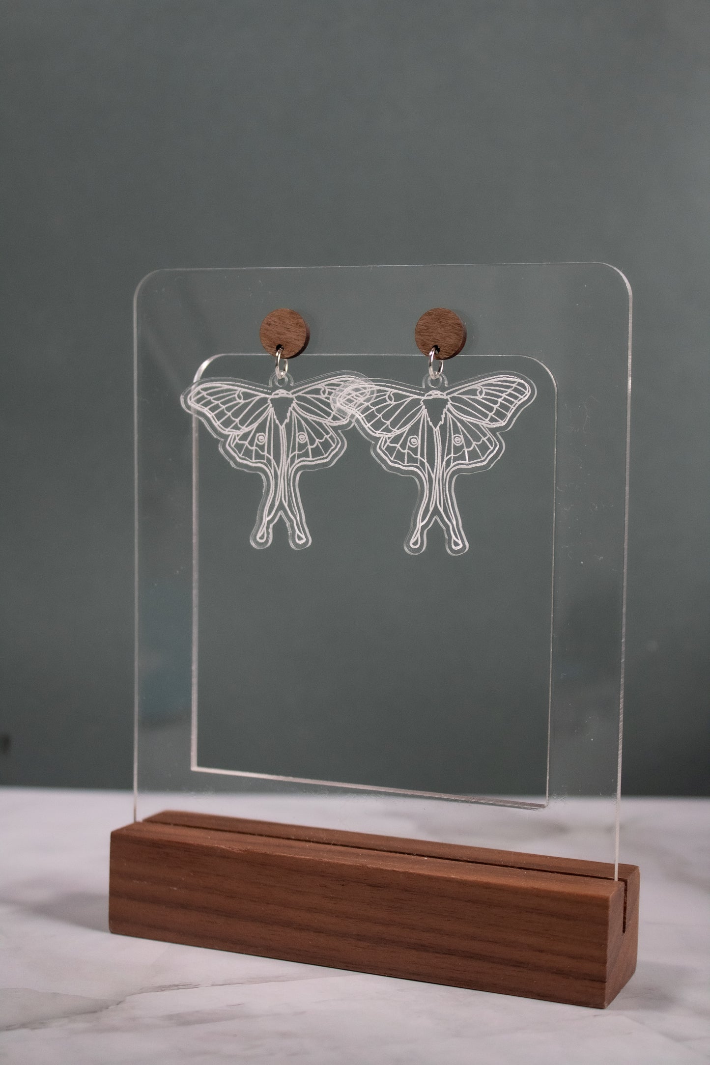Luna Moth Earrings