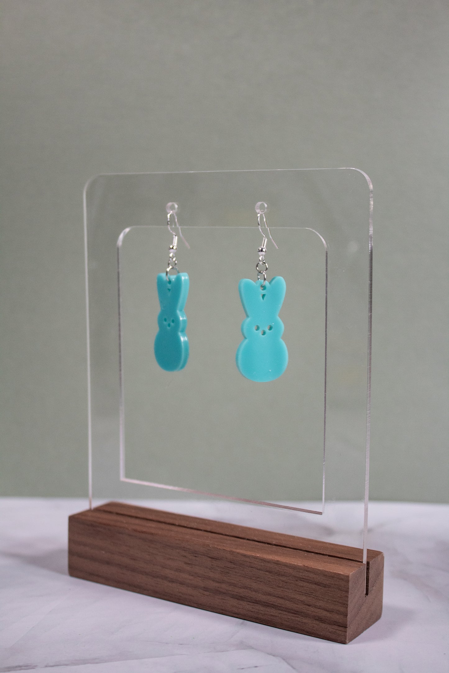 Colorful Easter Bunny Earrings