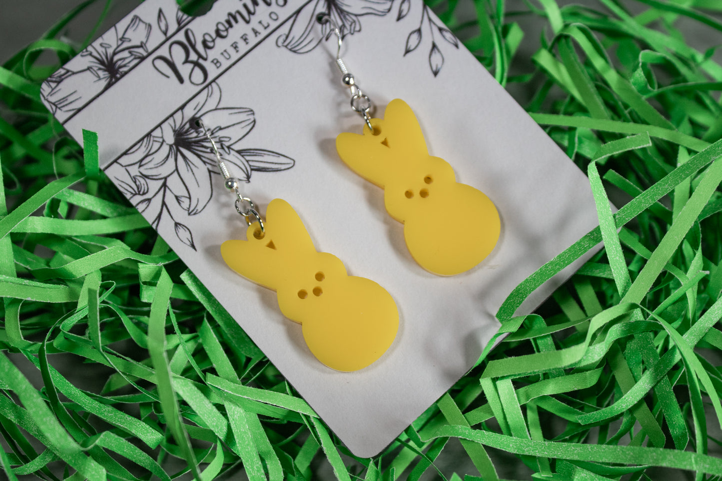 Colorful Easter Bunny Earrings