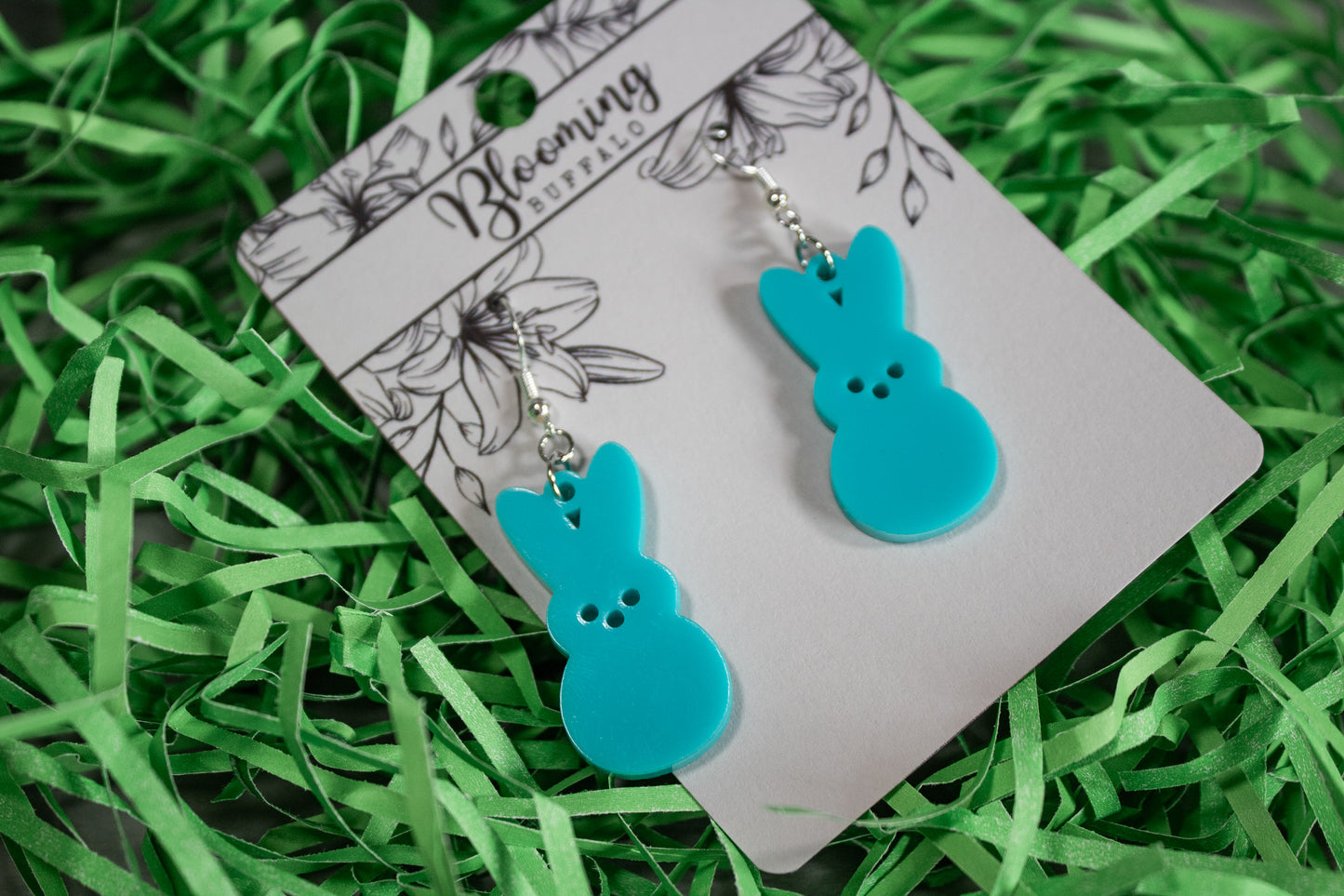 Colorful Easter Bunny Earrings