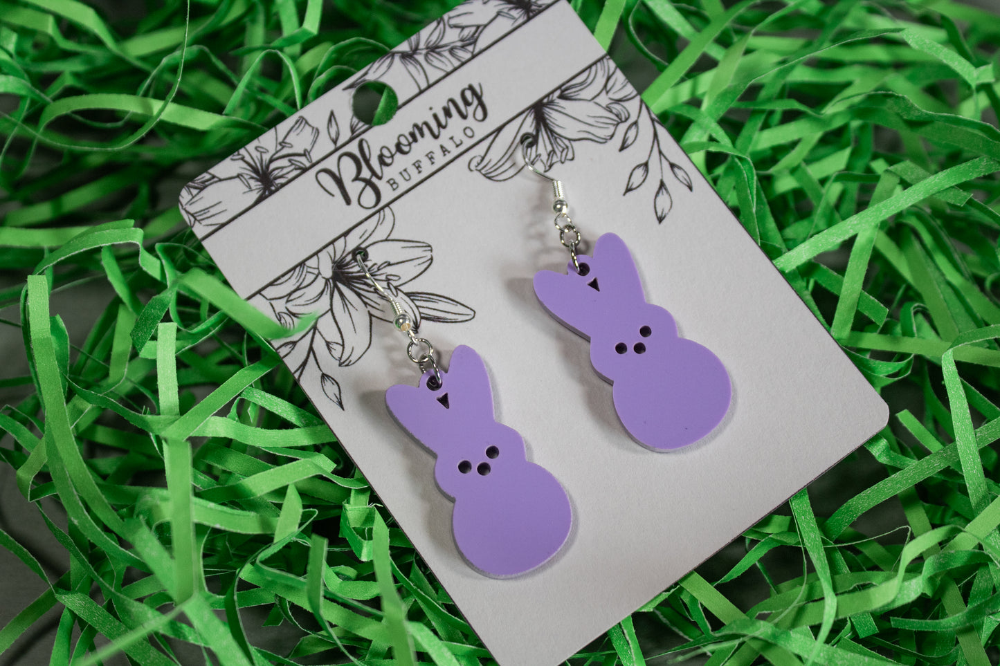 Colorful Easter Bunny Earrings