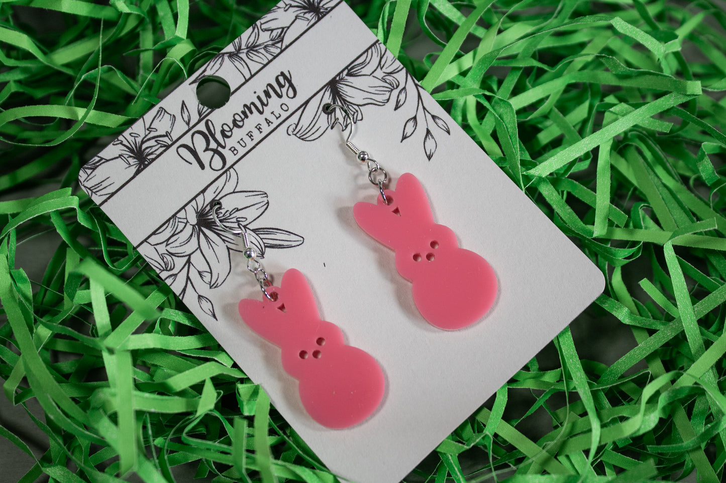 Colorful Easter Bunny Earrings