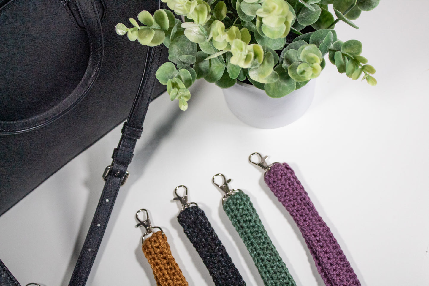 Crochet Wristlet Keychain