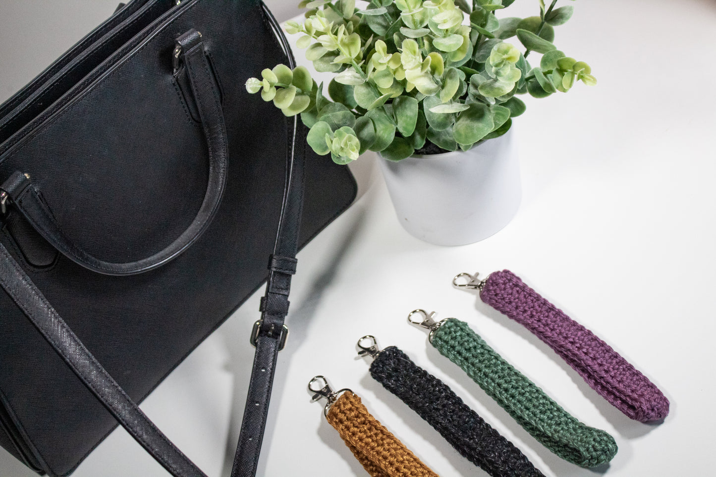 Crochet Wristlet Keychain