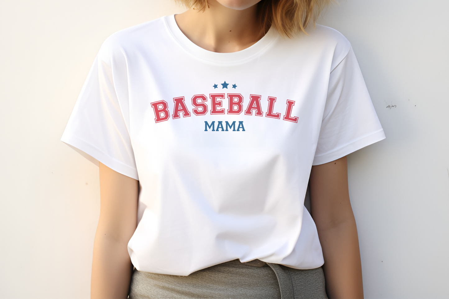 Baseball Mama Short Sleeve Unisex T-Shirt