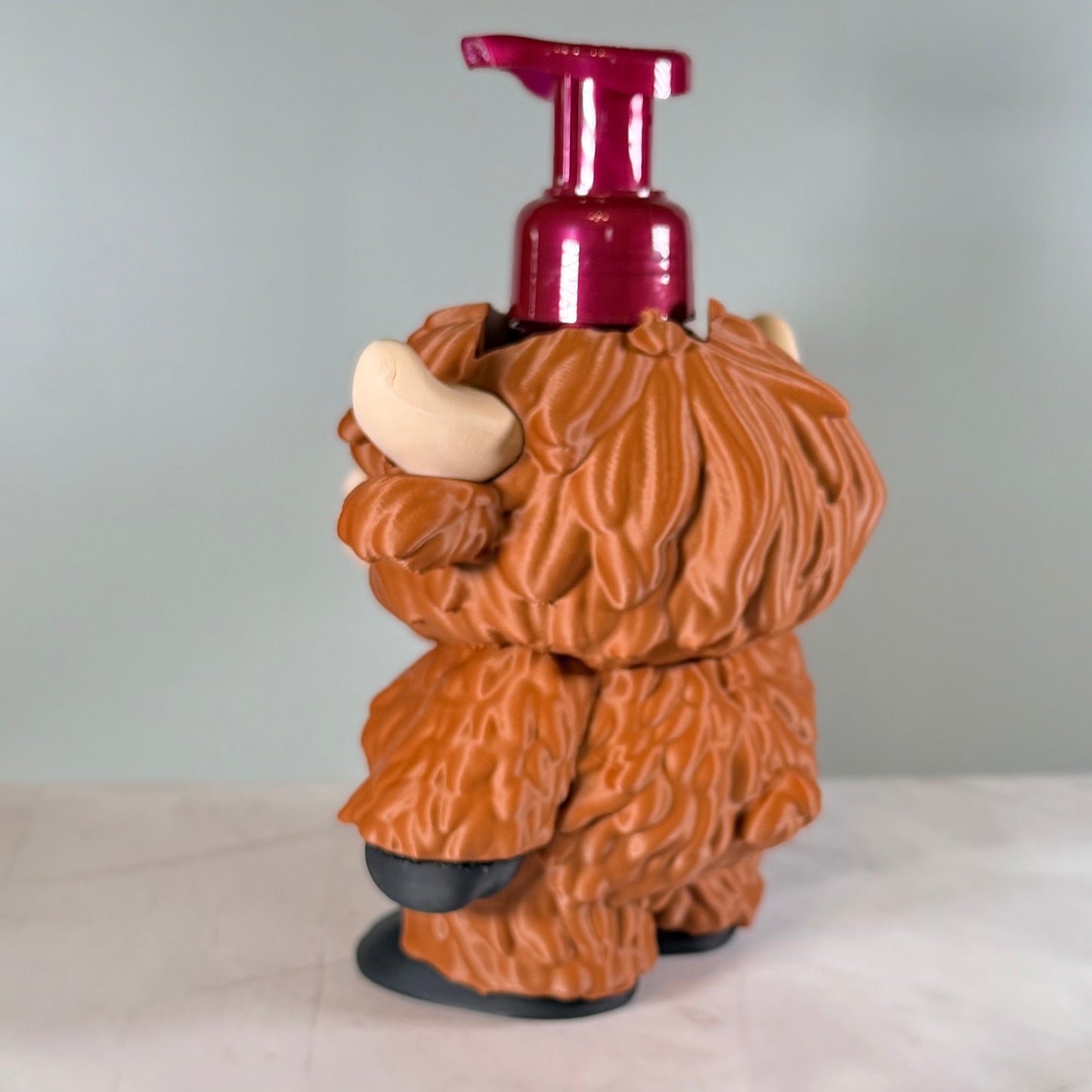 Highland Cow Soap Dispenser Holder
