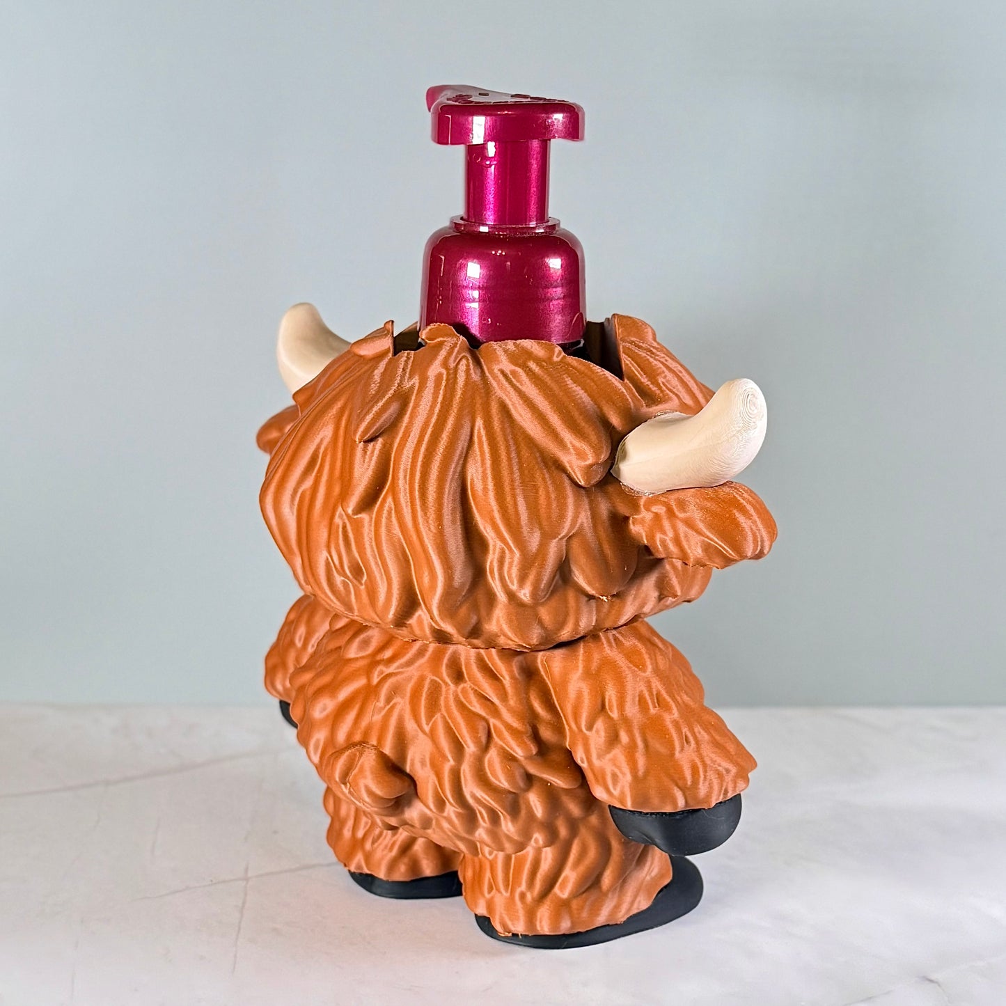 Highland Cow Soap Dispenser Holder